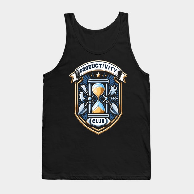 Productivity club Tank Top by Coowo22